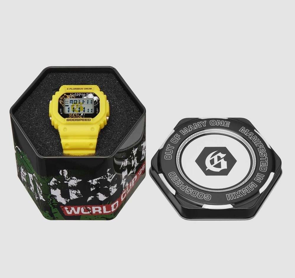 Godspeed x Casio G-Shock DW-5600 Yellow Limited Edition Watch